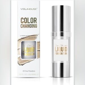 NEW VIOLA HOUSE Color Changing Foundation, Liquid Foundation makeup for face